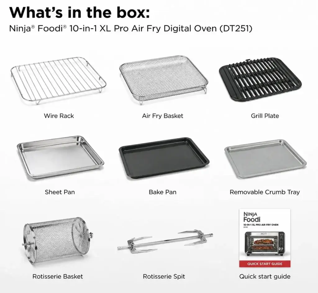 Ninja foodi DT251 oven accessories