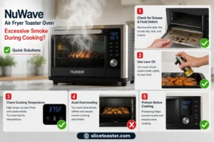 NuWave oven Excessive Smoke During Cooking
