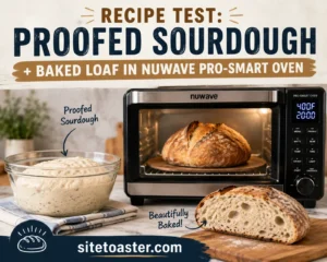 Recipe-Test-Proofed-Sourdough Baked Loaf in NuWave Pro Smart Oven
