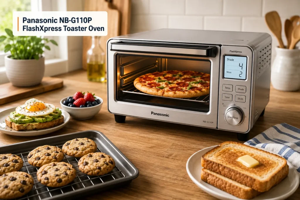 Recipies I tried in Panasonic NB-G110P FlashXpress Toaster Oven