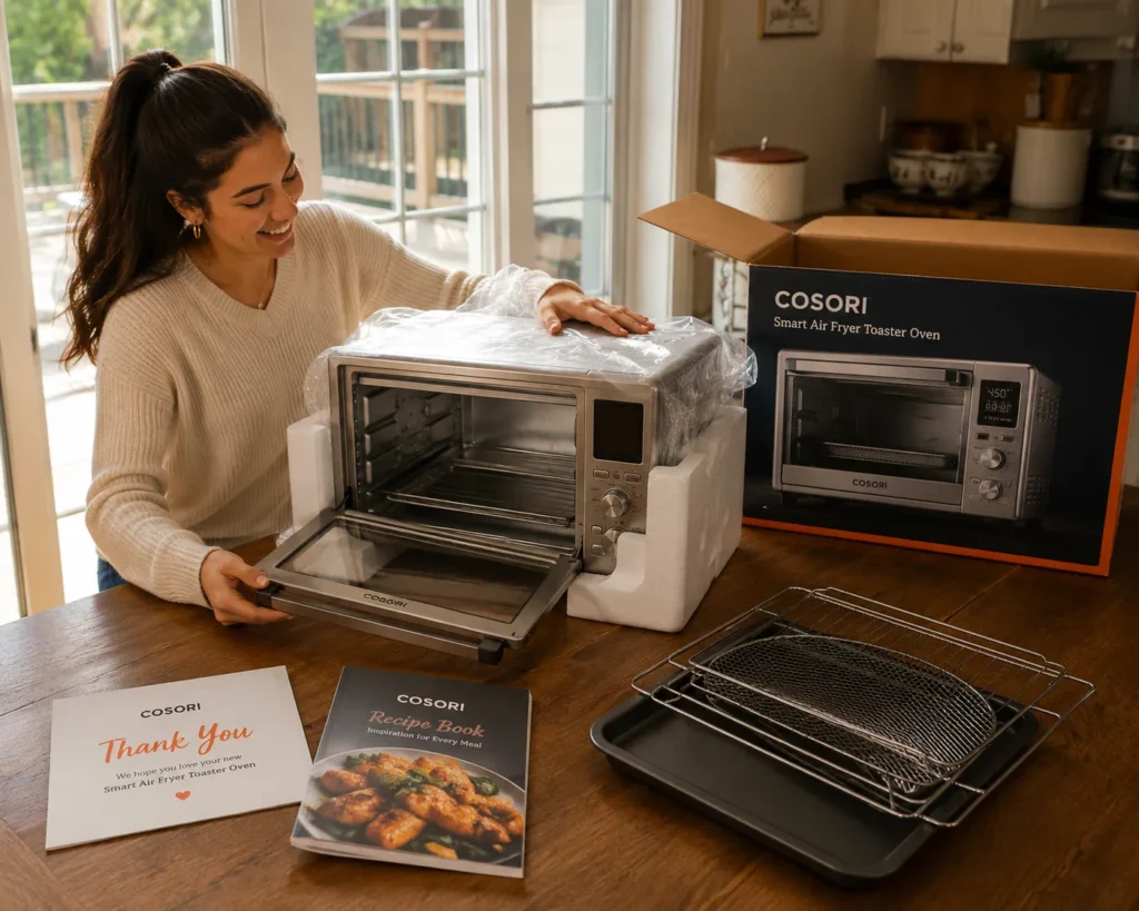 Features of COSORI Air Fryer Toaster Oven Have