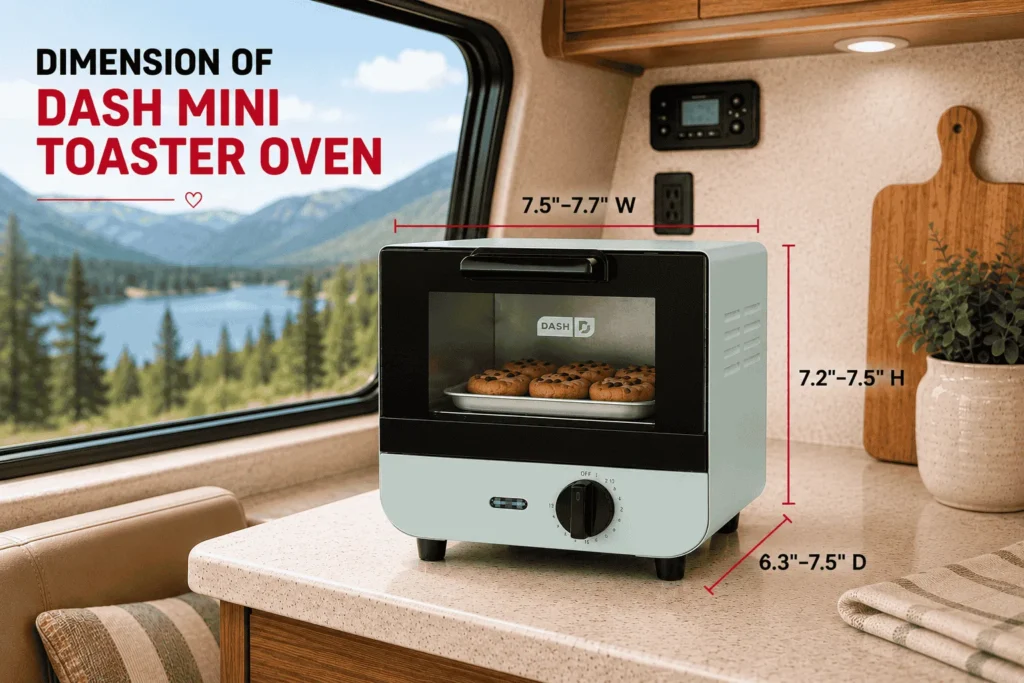 Dimensions of Dash Mini Toaster Oven