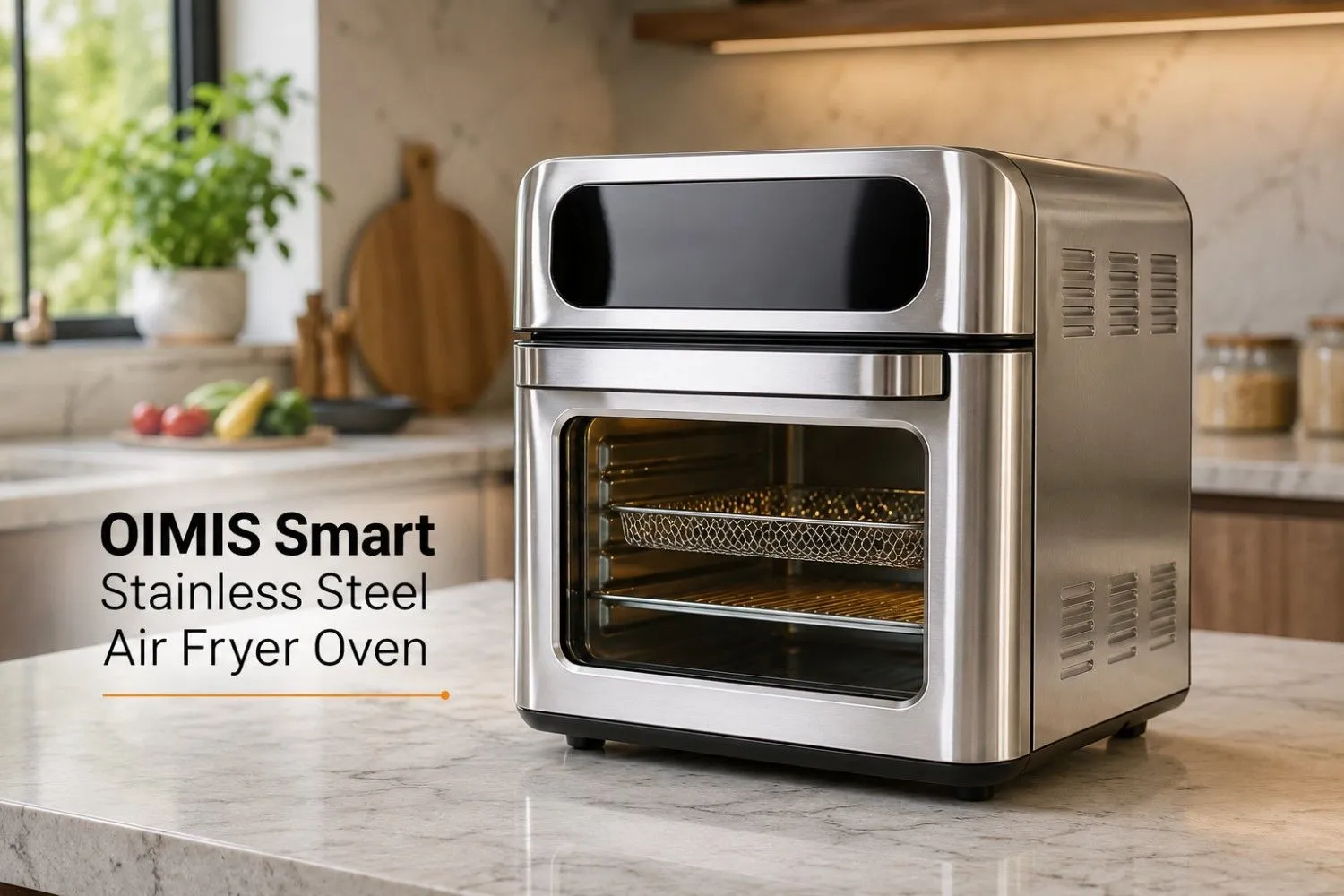 OIMIS Smart Stainless Steel Air Fryer Oven