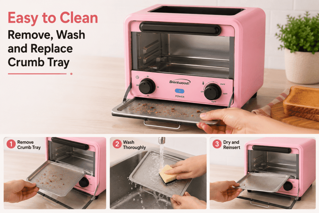 Cleaning of Brentwood 3-Liter Toaster Oven