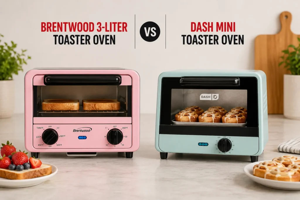 Comparison of Brentwood and Dash Mini Oven