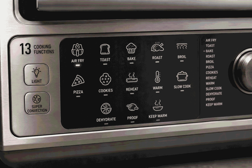 13 preset cooking modes of Breville Joule Oven