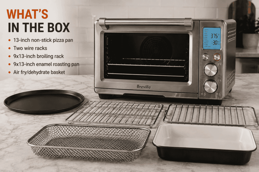 Accessories of Breville BOV950BST Joule Oven Air Fryer Pro