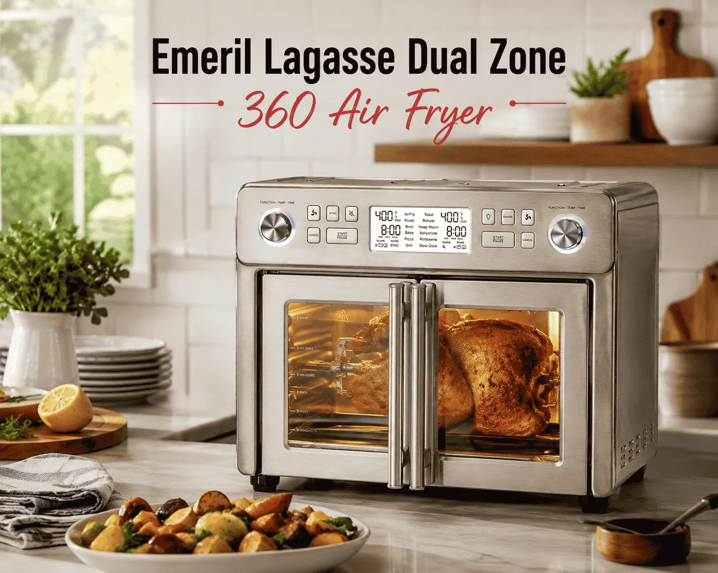 Emeril Lagasse Dual Zone 360 Air Fryer Oven Combo Review