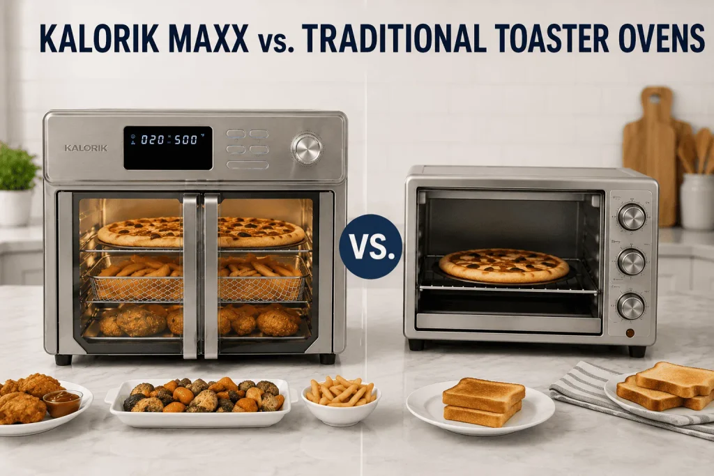 omparison of Kalorik Maxx vs Traditional Toaster Oven