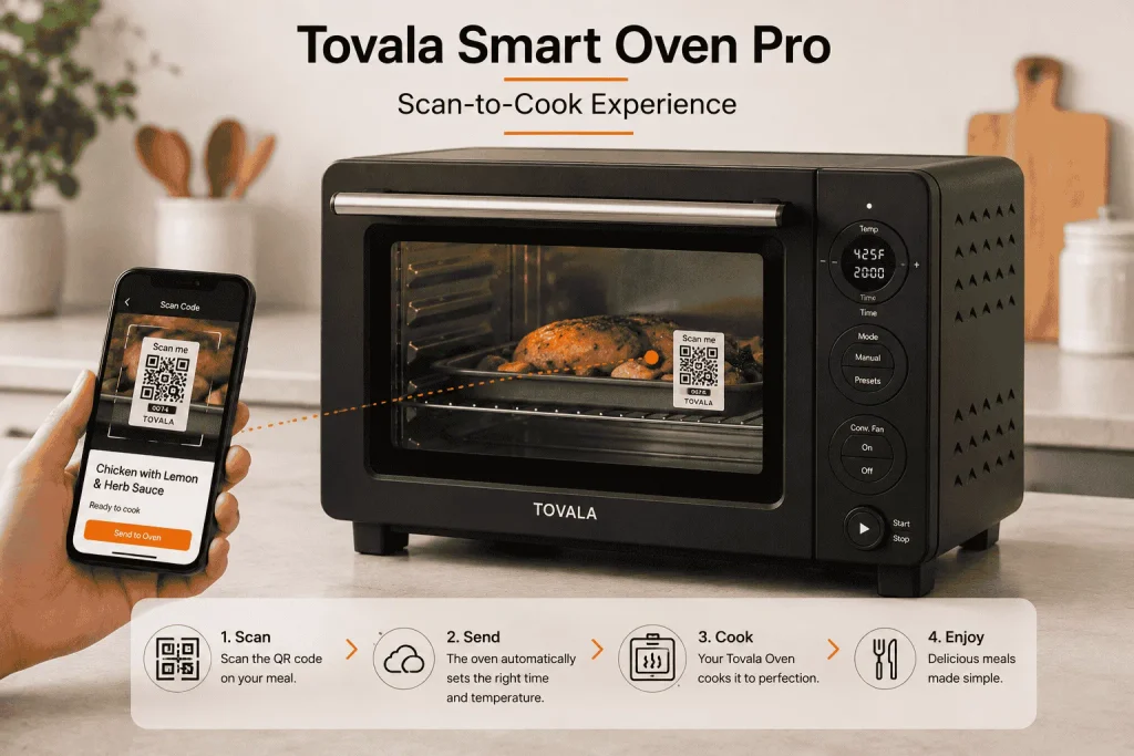Scan to cook experience