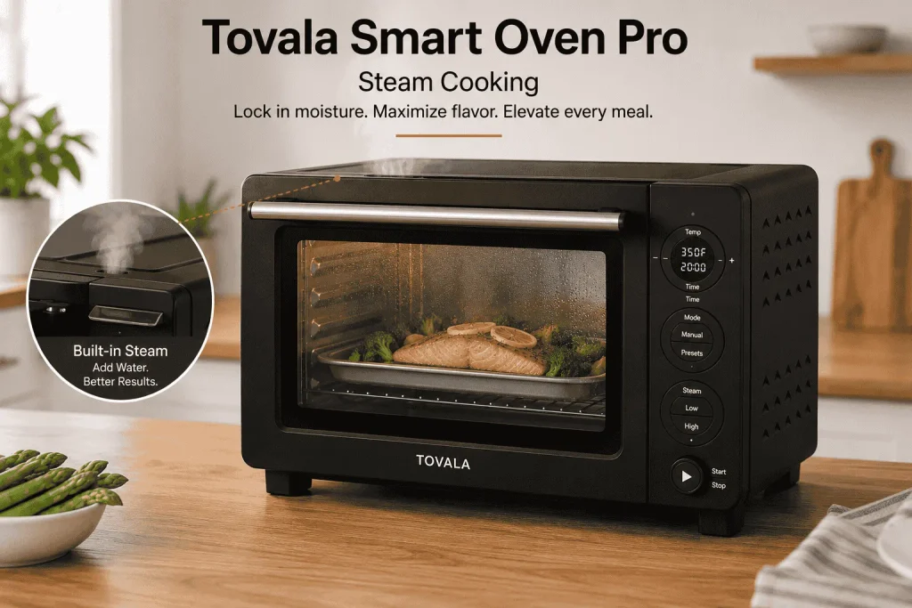 Steam Cooking of Tovala Smart Oven Pro Review