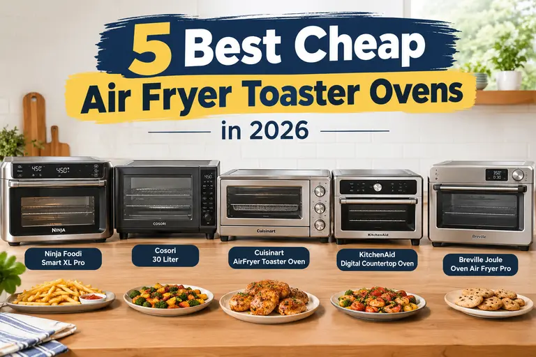 5 Best Cheap Air Fryer Toaster Ovens in 2026