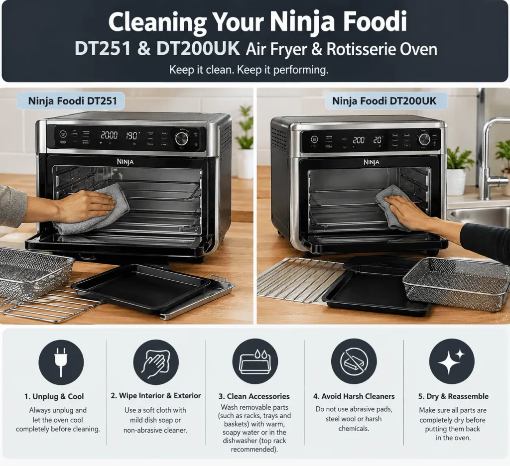 Cleaning of Ninja foodi Oven