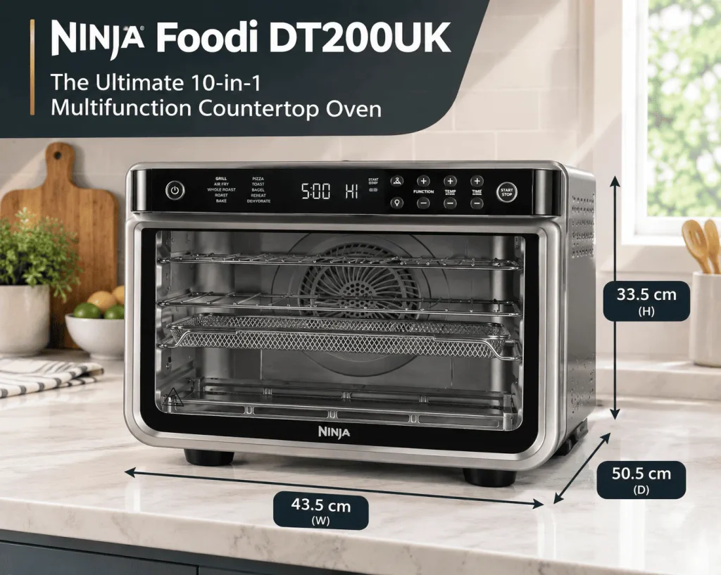 Dimension of Ninja Foodi DT200UK