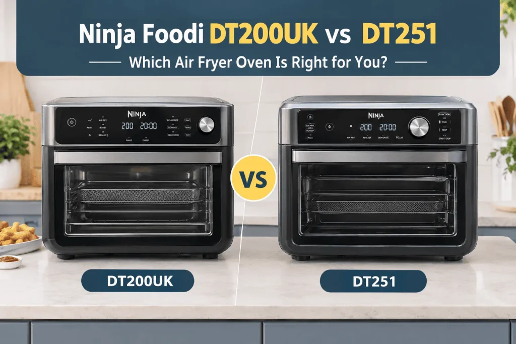 Comparison of Ninja Foodi DT200UK vs Ninja Foodi DT251