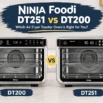 feature image of Ninja Foodi DT251 vs Ninja Foodi DT200 air fryer toaster oven